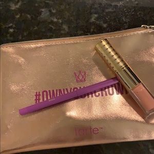 Tarte Lot: pencil, lip sculptor, lip paint, bag